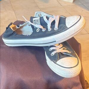 Converse Kids Black Canvas Sneakers